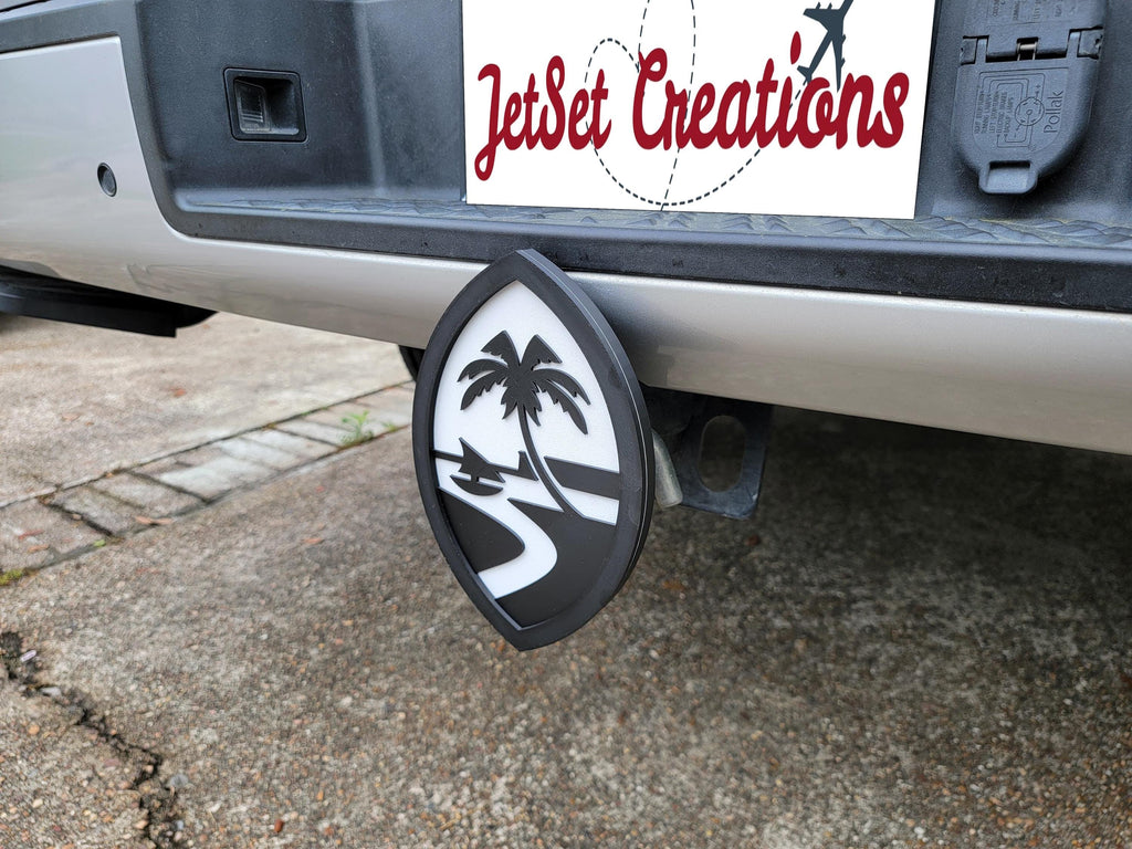 Guam Seal Trailer Hitch Cover – for 2” Tow Hitches | Chamorro Island Pride Truck Accessory