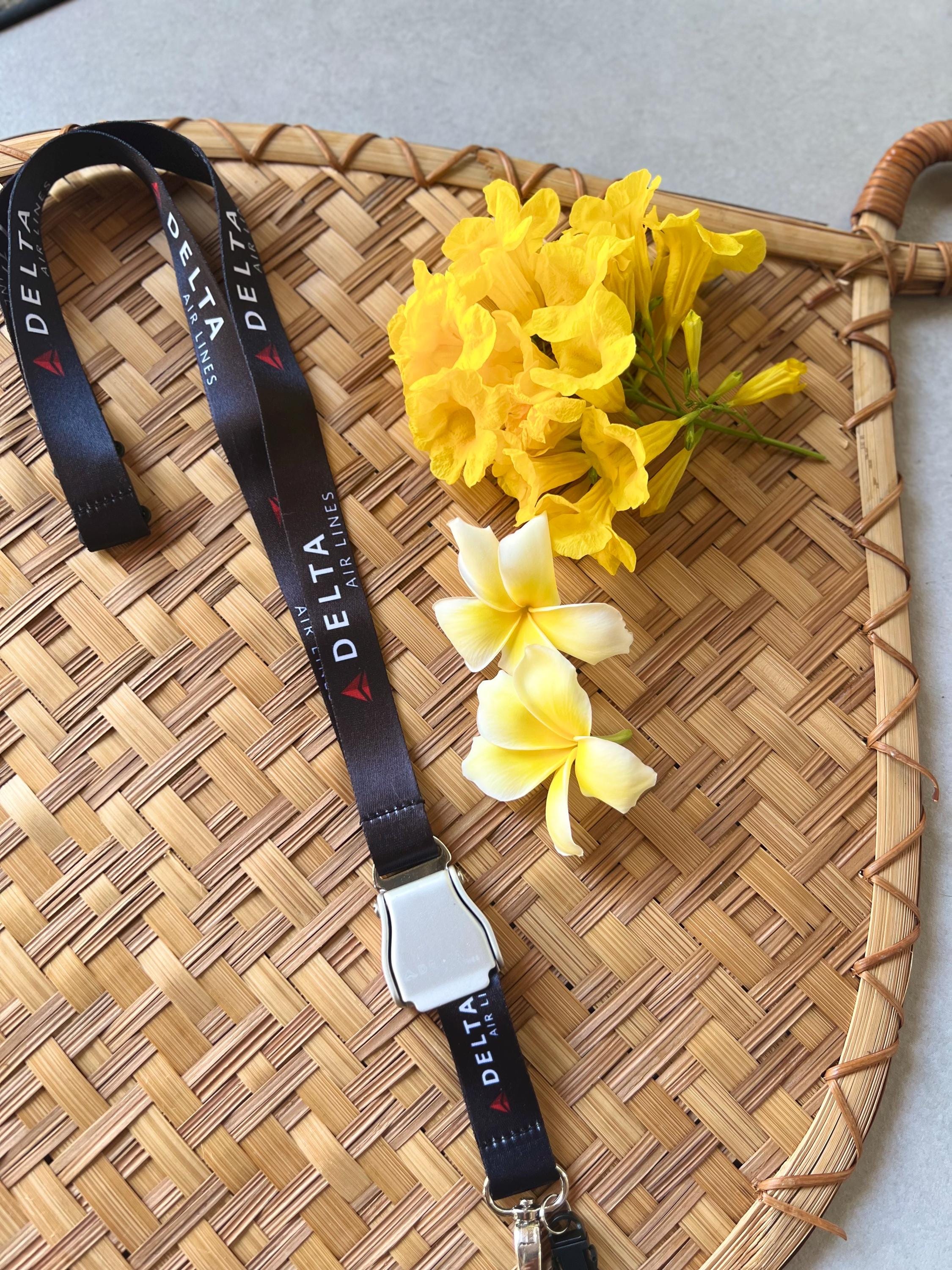 Delta Airlines Seatbelt Lanyard