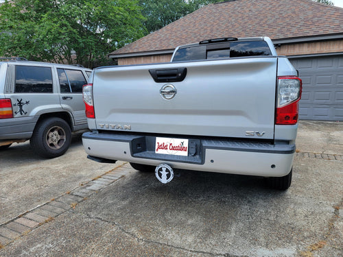 CNMI Trailer Hitch Cover: Northern Mariana Islands Pride, 2" Hitch Plug