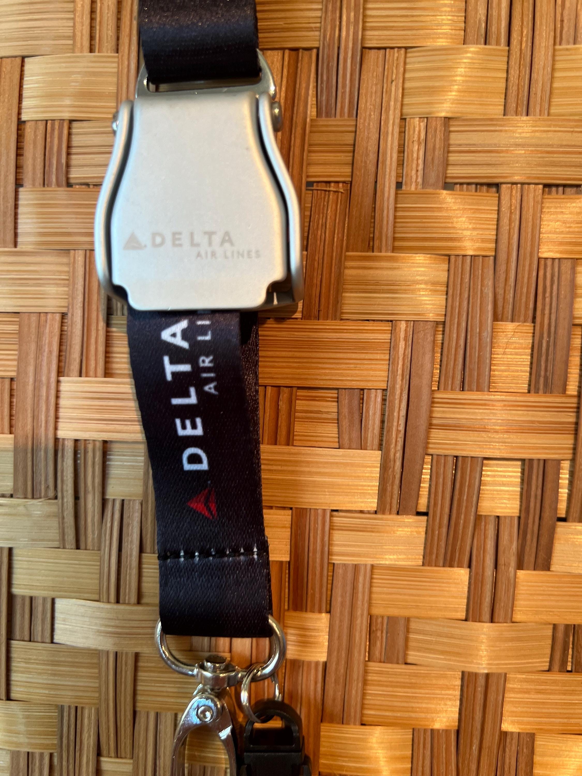 Delta Airlines Seatbelt Lanyard