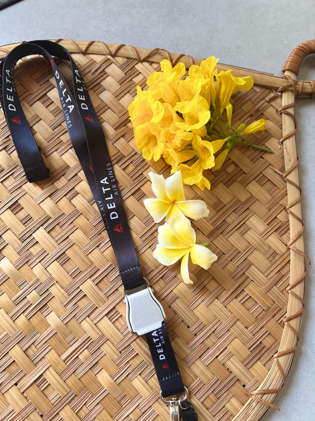 Delta Airlines Seatbelt Lanyard